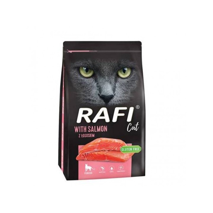 Rafi Cat Sterilised z łososiem - karma sucha dla kota 7 kg