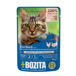 Sterilised Kawałki W Sosie Z Kurczakiem & Indykiem